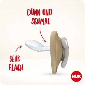 Sucitor cu ventilatie NUK Space, 0-6 luni, silicon BPA-free, Mickey Mouse, 2 buc. - Img 4