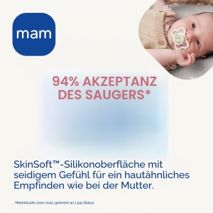 Sucitor MAM S285 Supreme Night, Silikon, 6, Neutral, 2 bucati - Img 2