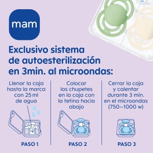 Sucitor pentru bebelusi MAM Perfect Start S186, silicon SkinSoft, 0-2 luni, albastru (2 buc) - Img 5