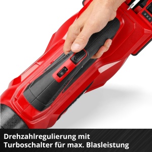 Suflanta de frunze Einhell GP-LB 36230 Li E BL-Solo Brushless 36V 230 kmh - Img 7