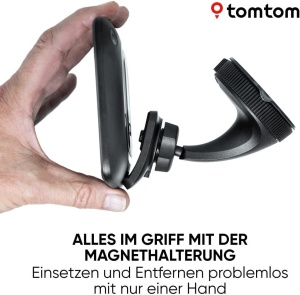 Suport Auto Magnetic Original TomTom Active Mount pentru GPS 7 inch (GO Discover 7, GO Expert 7, GO Camper Max), Ventuză Parbriz, Port Micro USB - Img 3