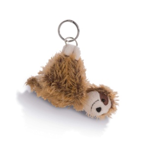 Suport Cheie NICI Faultier Chill Bill 10cm, Culoare Maro, Plus