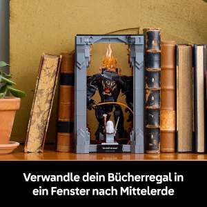 Suport de carti LEGO Der Herr der Ringe Balrog - 1201 piese, cu figurina Gandalf - Img 5