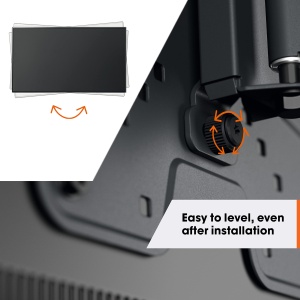 Suport de perete pentru televizor pivotant Vogel's Quick TVM 1245 pentru televizoare de 19-43 inchi, max. 15 kg, pivotare pana la 180deg, suport TV Full-Motion max. VESA 200x200, compatibilitate universala - Img 4