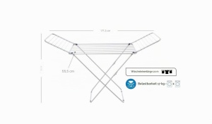 Suport de rufe Vileda Alumix, usor, din aluminiu, cu design compact - Img 2