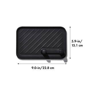 Suport din silicon pentru ustensile grill OXO Good Grips, rezistent la caldura, negru - Img 2