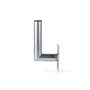 Suport L pentru Parabolica Nedis, Otel Zincat, 150 mm, 48 mm Diametru - Img 2