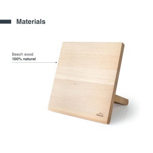 Suport magnetic pentru cutite Lacor 39039, din lemn de fag, 5 cutite, 21x22.5cm - Img 3