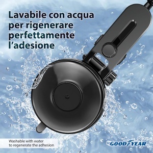 Suport magnetic pentru telefon Goodyear, cu ventuza universala, rotire 360, brat ajustabil - Img 6