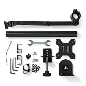 Suport Monitor Nedis pentru Birou 15-32 inch VESA 75x75 100x100 Mobilitate Completa - Img 3
