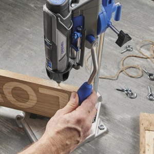 Suport multifunctional Dremel 220 pentru scule rotative ajustare unghiulara 15 grade telescopic - Img 6