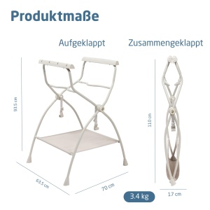 Suport pentru cada pentru bebelusi Maxi-Cosi Indigo, 0-15 luni, Bej Eleganta - Img 6