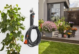 Suport pentru furtun de gradina Gardena Liano, capacitate 20 m, montare usoara, UV si antifrig - Img 2