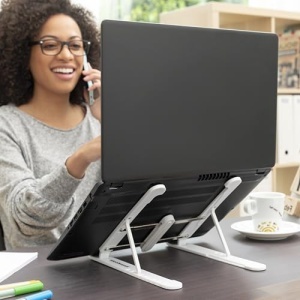 Suport pentru laptop pliabil si reglabil InnovaGoodsr Flappot tine laptopul confortabil si sigur cu design pliabil si reglabil ideal pentru casa si bi - Img 10