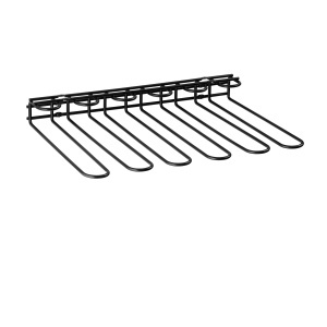 Suport pentru pahare APS 93401, metal, negru, 45 x 32 cm