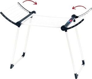 Suport pentru rufe Vileda 6735, design stabil, cu laterale pliabile, 33 cm x 65 cm x 49,5 cm - Img 2