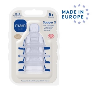Suport pentru Supt MAM, Set 4x, pentru 6 luni, Silikon SkinSoft - Img 2