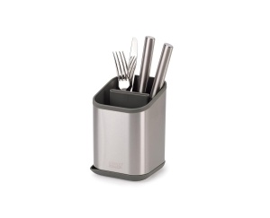 Suport pentru tacamuri Joseph Joseph, din inox, cu 2 compartimente
