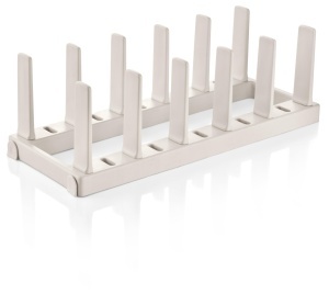 Suport pentru tigai Tescoma FlexiSPACE 370 x 148 mm, capacitate 5 tigai