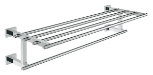 Suport prosoape GROHE Essentials Cube, metal, montare rapida
