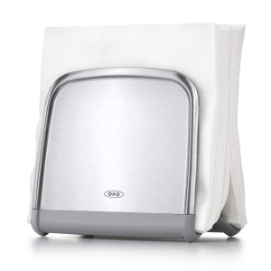 Suport servetele OXO Good Grips, inox, design antiamprente