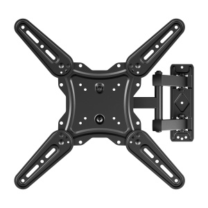 Suport TV GRIFEMA Suport de perete pivotant, rabatabil pentru televizoare plate si curbate de 26-65 inch, suport TV universal si extensibil de pana la 35 kg, max. VESA 400x400mm, GB1010
