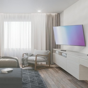Suport TV Hama Full Motion Ultraslim, 37-90 inch, negru, capacitate 50kg - Img 2