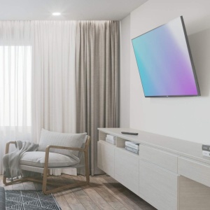 Suport TV Hama, neigabil, 32-75 inch, capacitate 40 kg, culoare neagra - Img 7