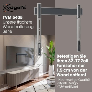 Suport TV Vogels Elite TVM 5405 pentru televizoare 32-77 inch, 75 kg, VESA 400x400 - Img 2