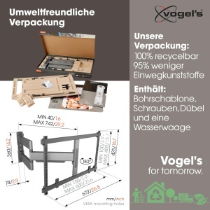 Suport TV Vogels Elite TVM 5845, Schwenkabil, 55-100 inch, Max. 55 kg - Img 5