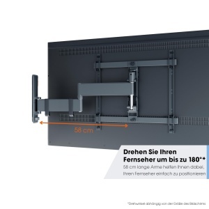 Suport TV Vogels TVM 3447 Rotativ si Inclinabil 32-65 inch Max 25 kg - Img 6