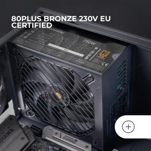 Sursa de alimentare ATX MARS GAMING MPB750SIM, 750W, 80Plus Bronze, Negru - Img 4