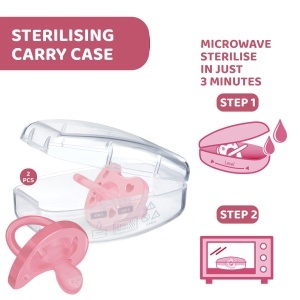 Suzeta Chicco PhysioForma 6-16 luni silicon moale set 2 bucati roz - Img 6