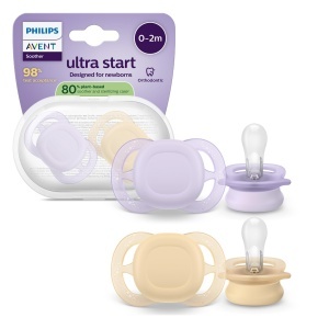 Suzete pentru nou-nascuti Philips Avent SCF07513, BPA-free, sterilizator inclus
