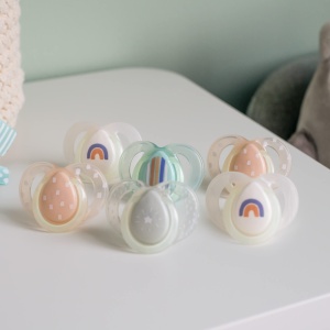 Suzete Tommee Tippee Nighttime 6-18 Luni Set 6 Bucati Maner Fosforescent Silicon Medical - Img 9