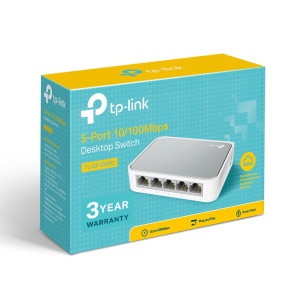 Switch Ethernet TP-Link TL-SF1005D, 5 Porturi, 10100 Mbps, Plug Play - Img 6