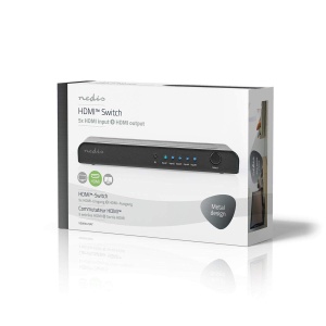 Switch HDMI NEDIS cu 5 Intrari si 1 Iesire, 4K la 60 fps - Img 2