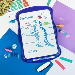 Tabla alba BIC Velleda Cliiip 21 x 31 cm cu 8 markere si wischer - Img 2
