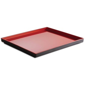 Tableta din melamina APS 15456 GN 12, 32,5 x 26,5 cm, negru matrosu lucios