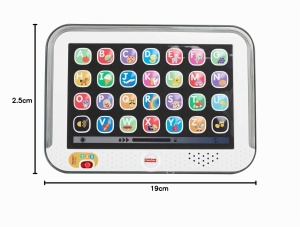 Tableta educativa Fisher-Price Laugh and Learn, 28 butoane, muzica si lumini, 1 ani - Img 7