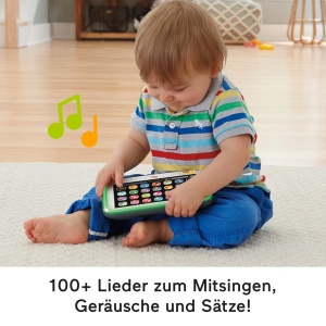 Tableta interactiva Fisher-Price Lernspa, 28 butoane, 100 melodii, 3 niveluri - Img 5