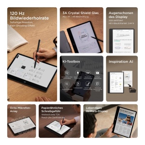 Tableta TCL Note A1 NXTPAPER, 11.5 inch, Display NXTPAPER Pure, 16.7 milioane culori - Img 2