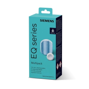 Tablete de curatare si decalcifiere Siemens TZ80003A, 10 tablete curatare, 6 tablete decalcifiere