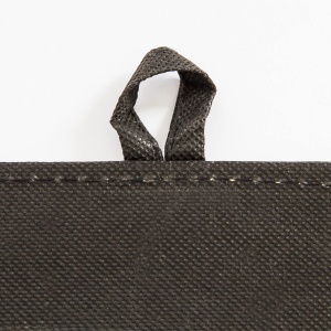 Taburet pliabil Relaxdays, 40L, piele ecologica, negru - Img 8