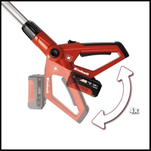 Taietor cu acumulator Einhell GE-LC 18 Li T-Solo Power X-Change (Li-ion, 18 V, lungime bara 20 cm, maner telescopic, bara si lant Oregon, fara baterie si incarcator) - Img 9