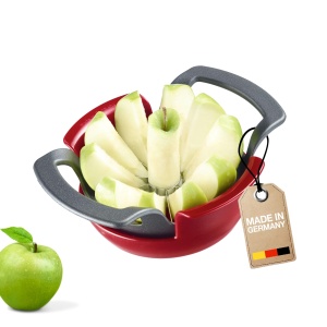 Taietor de mere Westmark Divisorex Special Black Edition - Taietor de mere pentru mere si pere - Taietor de mere de inalta calitate aluminiu - antraci