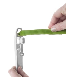 Taietor si curatator pentru fasole verde IBILI 799700 plastic alb - Img 4