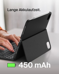Tastatura Bluetooth Belkin Everyday pentru iPad Air 11 si Pro 11, cu Trackpad si Husa Protectoare - Img 6