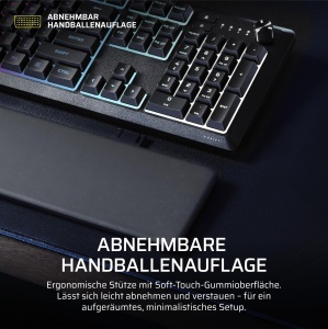 Tastatura Gaming Corsair Skiff 100 Plus, RGB, 6 G-taste, Negru - Img 7