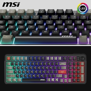 Tastatura gaming MSI Forge GK110 Membrana, RGB, Hotkeys multimedia - Img 5
